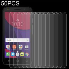 50 PCS 0.26mm 9h Film in vetro temperato per Alcatel PIXI 4 5.0 4G / 5045