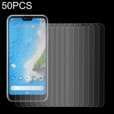 50 PCS 0.26mm Film in vetro temperato 9h 2.5D per Kyocera Android One S6