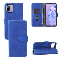 Per Ulefone Nota 6 Skin Feel Magnetic flip custodia in pelle flip (blu)