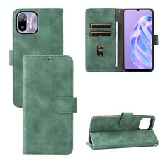 Per Ulefone Nota 6 Skin Feel custodia in pelle flip magnetica (verde)