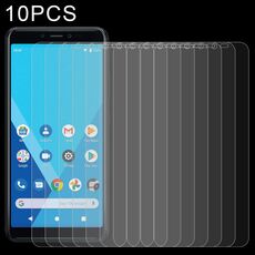 10 pz 0,26 mm 9h 2.5D film in vetro temperato per Wiko Sunny 5 Lite