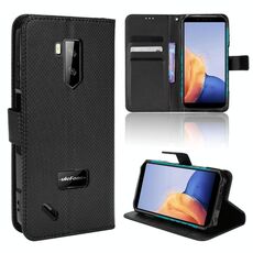 Per Ulefone Armor X9 Diamond Texture custodia in pelle (nero)