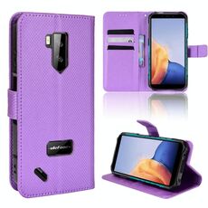 Per Ulefone Armor X9 Diamond Texture Custodia in pelle (viola)