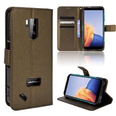 Per Ulefone Armor X9 Diamond Texture custodia in pelle (marrone)