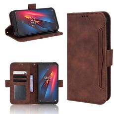 Per Ulefone Armor 8 Skin Feel Case del cellulare del modello del vitello (marrone)