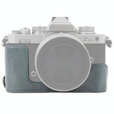 Macchina fotografica in pelle PU a 1/4 di pollice per Nikon Z FC (grigio)