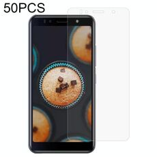 50 PCS 0.26mm Film di vetro temperato 9h 2.5D per ITEL A36