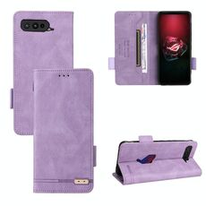 Per ASUS ROG Phone 5 Custodia per cellulare magnetica in pelle di chiusura (viola)