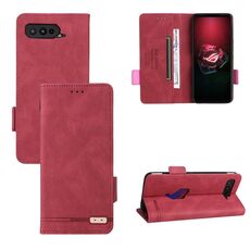 Per ASUS ROG Phone 5 Custodia per cellulare magnetica con chiusura magnetica (rosso)