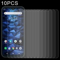 Pellicola in vetro temperato da 10 pezzi 0.26mm 9h 2.5D per Kyocera Digno BX