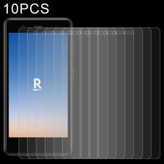 10 pz 0.26mm 9h 2,5D film in vetro temperato per Rakuten Mini