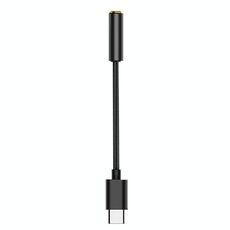 Ta11-R USB-C / Type-C maschio a 3,5 mm AD AUDIO Femmina TPE Braid Adattatore auricolare (nero)