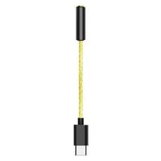 TA12-R USB-C / TYPE-C maschio a 3.5mm Audio Audio Singolo cristallo di cristallo Adattatore auricolare auricolare (oro)
