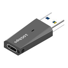ADS-613 USB 3.1 Adattatore maschio a USB-C / tipo-C (grigio scuro)