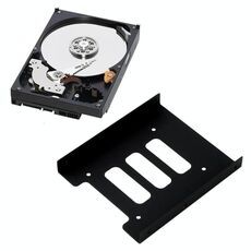 Adattatore in metallo da 2,5 a 3,5 pollici Adattatore in metallo HDD SSD Staffa del disco rigido