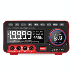 ANENG AN-888S Bluetooth Audio Display Audio Tensione attuale multimetro, standard Nessuna batteria (nero rosso)