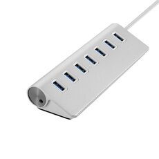 THL059 USB2.0 7 in 1 hub in lega di alluminio (7 porte)