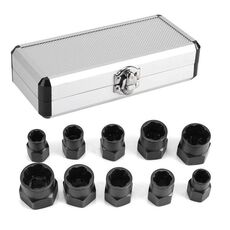 10 PCS / SET DH dado estrattore a vite Strumento di rimozione del filo Bolt Estrattore ad alto