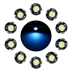 10 PCS 0.5W T3 Pannello strumenti LED Light Light Dashboard Lampadina lampadina (Ice Blue Light)