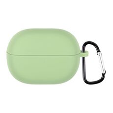 Per Xiaomi Redmi Buds 3 Lite Custodia protettiva per auricolari in silicone con gancio (Matcha Green)