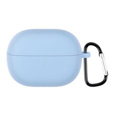 Per Xiaomi Redmi Buds 3 Lite Custodia protettiva per auricolari in silicone con gancio (Sky Blue)