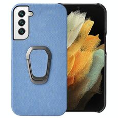 Per Samsung Galaxy S22 5G Supporto per il cellulare PU a nido d'ape (BABY BLUE)
