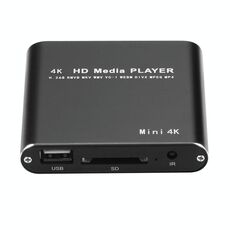 X9 HD Multimedia Player 4K Video Loop USB External Media Player AD Player (US Plug)