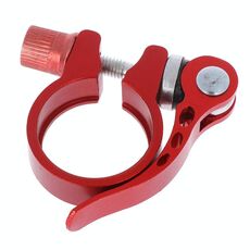 5 pezzi accessori per biciclette a sgancio rapido clip da strada bici da strada tapost morsetto, dimensioni: 28.6mm (rosso)