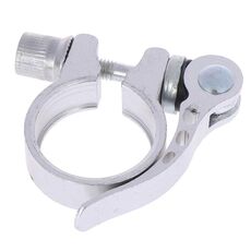 5 pezzi Accessori per biciclette a sgancio rapido Clip a sgancio rapido Bike Bike Post Morsetto, Dimensioni: 28.6mm (Argento)