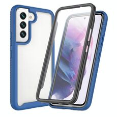 Per Samsung Galaxy S22 5G Sky Starry Full Body Hybrid Aoffroof Telefono (Royal Blue)