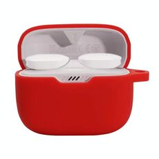 Custodia protettiva per auricolari con fibbia appesa per JBL T130NC (rosso)
