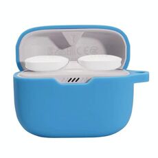 Cassa protettiva per auricolari con fibbia appesa per JBL T130NC (Sky Blue)