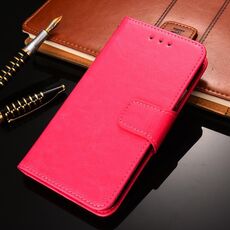 Per Asus Zenfone 8 ZS590KS Crystal texture custodia in pelle (rose rossa)