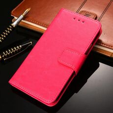 Per Asus Zenfone 7/7 PRO Crystal Texture in pelle texture (Rose Red)