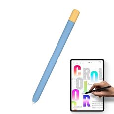 Per la custodia protettiva del colore del contrasto della penna dello stilo ispirato Xiaomi (blu giallo)