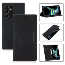 Per Samsung Galaxy S21 Ultra 5G Dream Aspirazione magnetica Aspirazione orizzontale Flip PU Custodia in pelle con supporto e carta Slot & Portafoglio (nero)