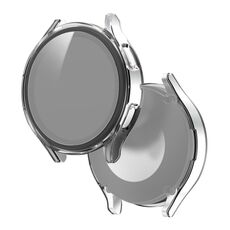 Per Samsung Galaxy Watch4 40mm PC smerigliato + custodia protettiva integrata in vetro temperato (trasparente)