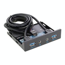 2 porte + HD-Audio USB 3.0 Pannello frontale Pannello anteriore Hub
