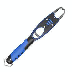 Dispositivo multifunzionale di controllo del pesce in lega di alluminio Lungata Sub Plishies Pinze da strada (con dispositivo di controllo del pesce scala (blu))