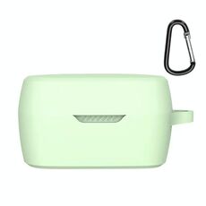 Custodia protettiva in silicone auricolare wireless con gancio per JBL T280TWS X (BACKA Green)