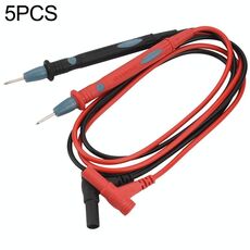 5 PCS Cat III 1000V 20A Test multimetro Leads