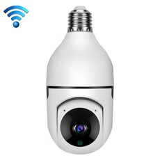 DP17 2,0 milioni di pixel Singola sorgente luminosa Smonta Band Dual-Band Smart Dual-Band WiFi 1080P HD Lampadina per la lampadina per esterni, supporta la visione notturna a infrarossi e il rilevamento audio e il movimento a due vie e la scheda TF
