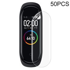 Per Xiaomi MI Band 6/5/4 50 PCS Smart Watch Watch Film protettivo bianco idraulico