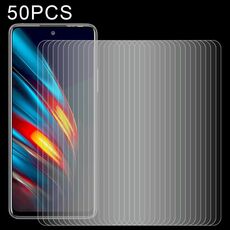 Per Tecno Pova 2 50 PCS 0.26mm 9h 2,5D film in vetro temperato