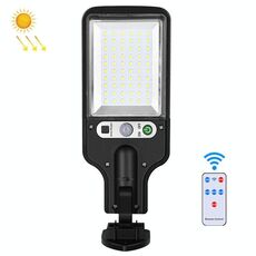 616 Solar Street Light LED Human Body Induction Garden Light, Spec: 60 SMD con telecomando