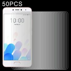 Film in vetro temperato da 50 pezzi 0.26mm 9h 2.5D per Meizu M5C