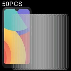 50 PCS 0.26MM Film in vetro temperato 9h 2.5D per Alcatel 1L Pro 2021