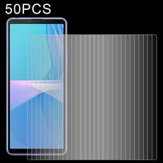 50 pz 0.26mm 9h 2,5D film in vetro temperato per Sony Xperia 10 III Lite