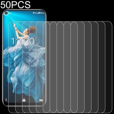 50 PCS 0,26 mm 9h 2,5D film in vetro temperato per OUKITEL C17
