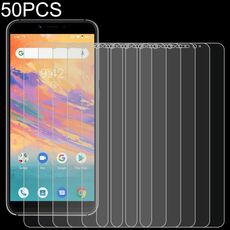 Film di vetro temperato da 50 pezzi 0.26mm 9h 2.5D per Umidigi A3S